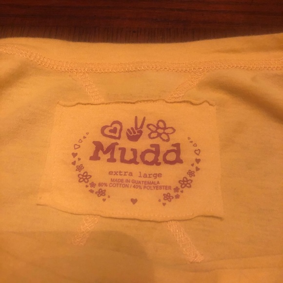 SALE Mudd Yellow Gold Print Top NWOT - Picture 5 of 7